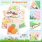 6 Pack Easter Wooden Puzzles Easter Party Puzzles Toys Spring Educational Bunny Carrot Chick Puzzle for Boy Girl Happy Basket Stuffers Classroom Exchange Gifts Favors